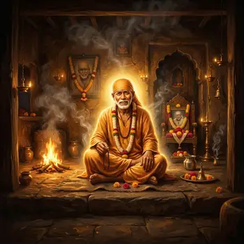 Sai Baba Sacred Divine Oracle Banner